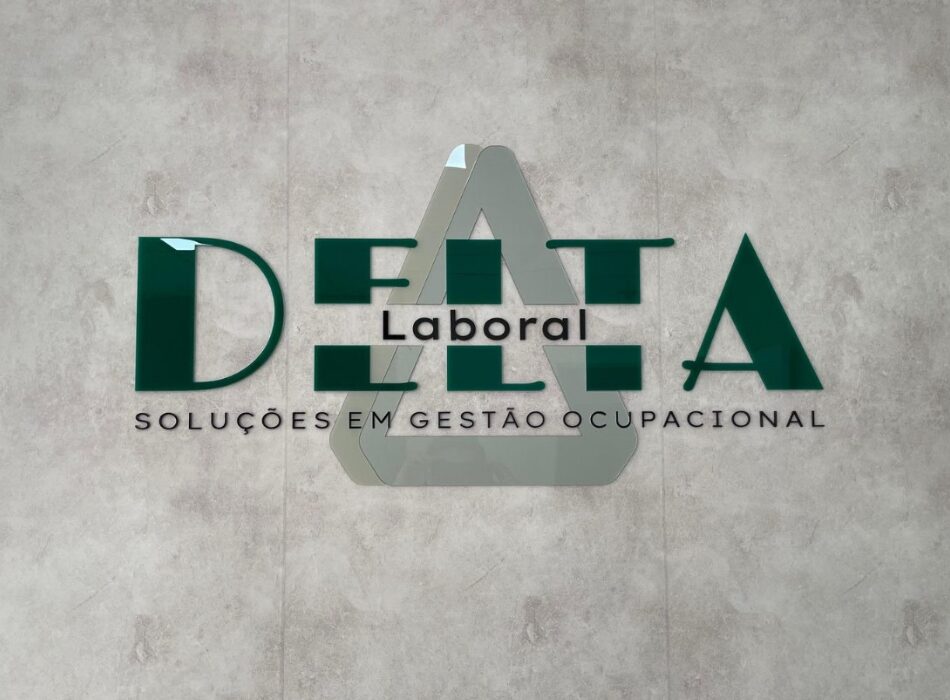 Letreiro Delta laboral